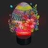 uk.everydayedeals DIY Diamond Painting LED Night Lamp - Flower Egg (7-Colored LED Lights)