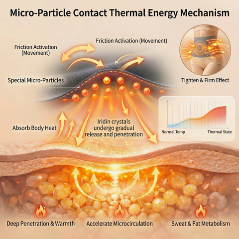 Micro-particle contact thermal energy technology