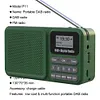 Portable DAB+ Digital Radio Bluetooth-Compatible Solar/Rechargable FM Radio