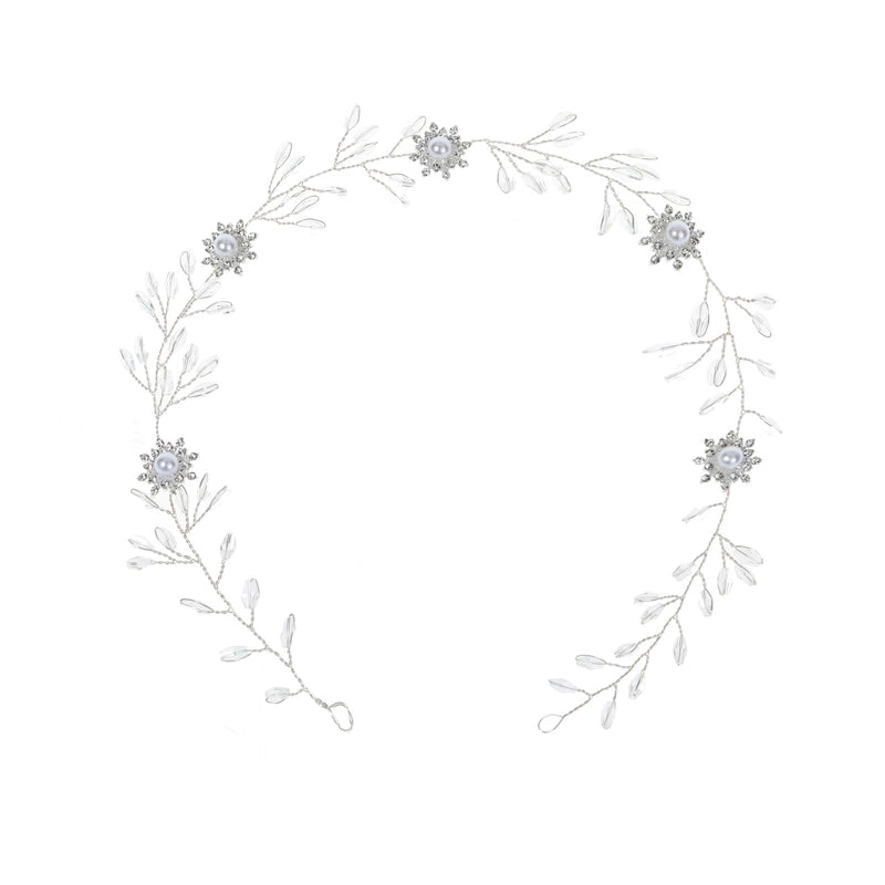 Leaf Branches Crystal Headband Wedding Dress Accessories