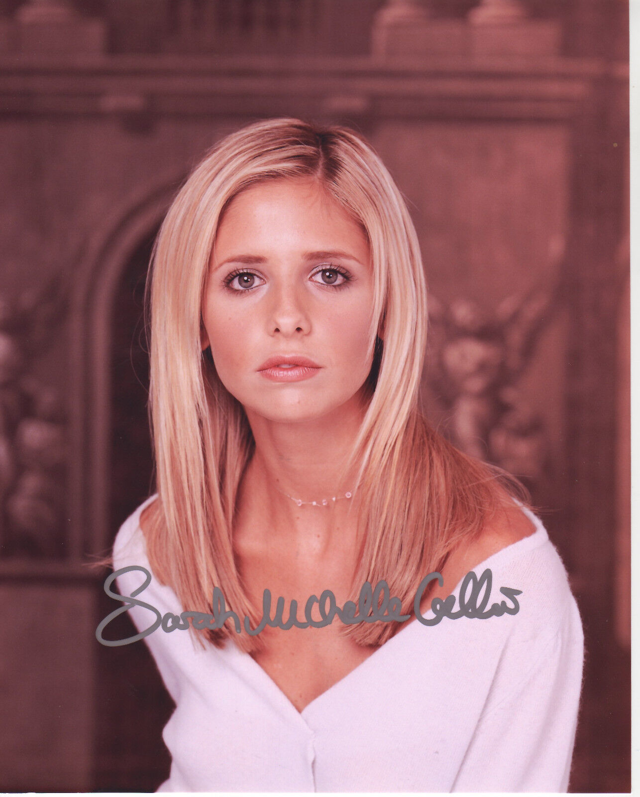 SARAH MICHELLE GELLAR AUTOGRAPH SIGNED PP Photo Poster painting POSTER 43