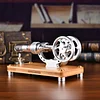 Startable single cylinder alloy engine Stirling engine model with motor