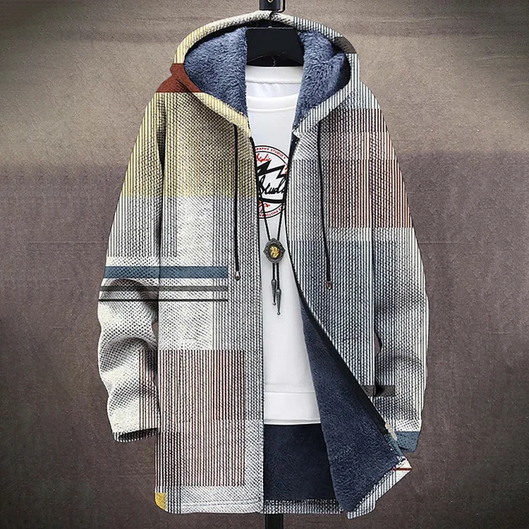 Verdickte, langärmlige Pullover-Cardigan-Jacke mit einfachen Liniennähten