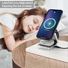 Folding Charging Stand for iphone Magnetic Charger, Foldable Wireless Charging Station for Apple 14/13/12/11 Series, Multi Charger Stand for Apple, airpods Charging Stand SIKAI CASE