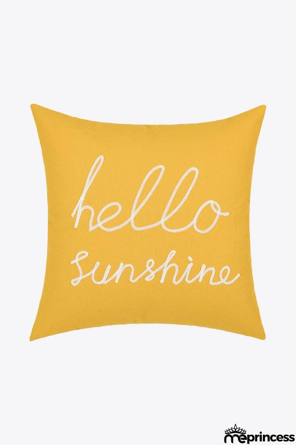 Elements of Spring Punch-Needle Decorative Throw Pillow Case