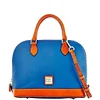 D & B Pebble Grain Zip Satchel[Buy 2 Get Freeshipping]