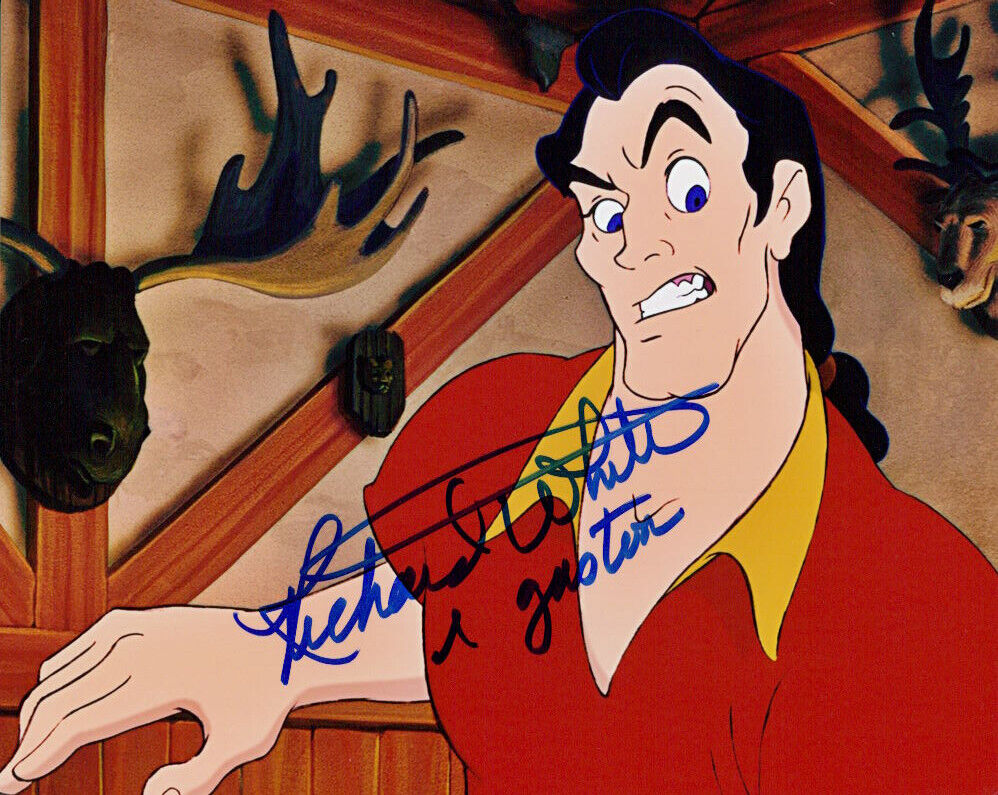 Richard White (Beauty & The Beast) signed authentic 8x10 Photo Poster painting COA