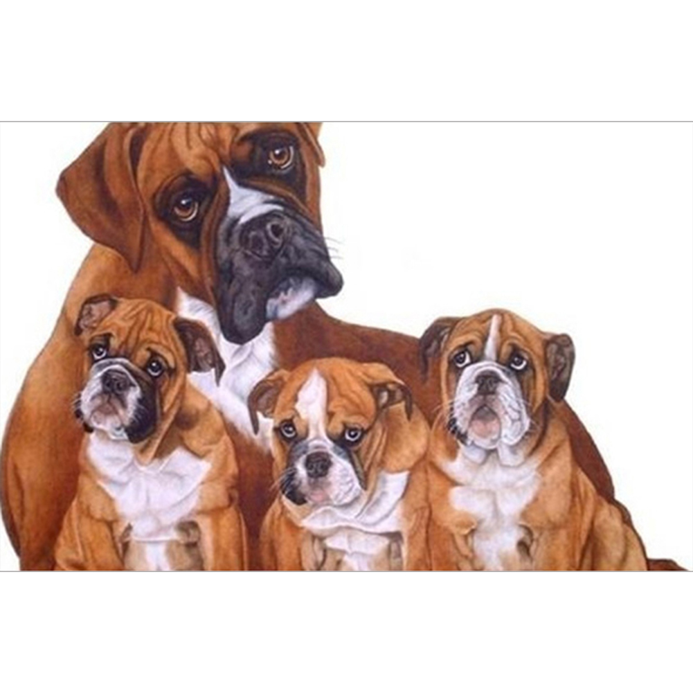 

Dog - Round Drill Diamond Painting - 30*40CM, Round diamond 30*40cm, 501 Original