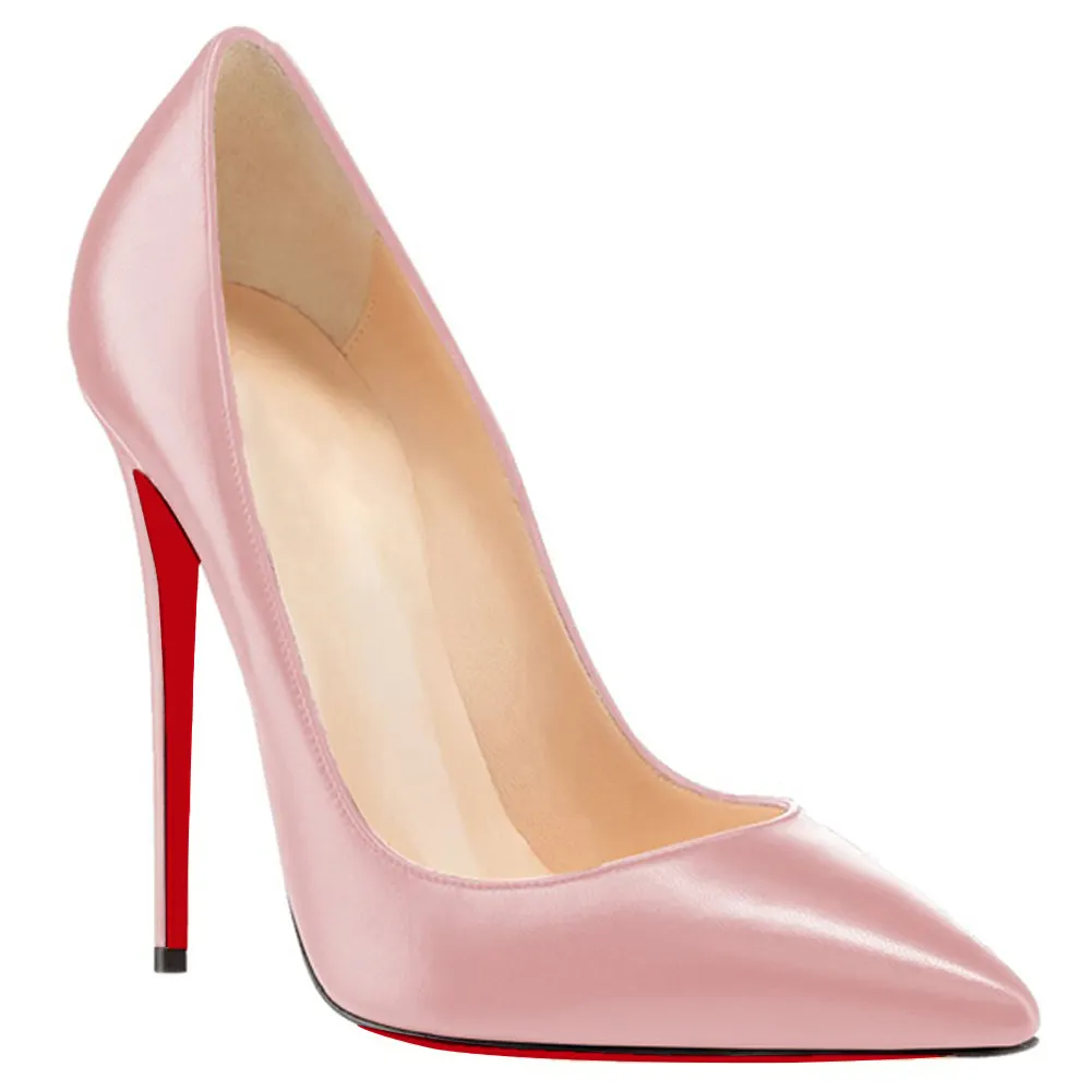 120mm Women's Party Wedding Red Soles Matte Pumps-vocosishoes