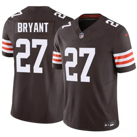 Youth Cleveland Browns #27 Myles Bryant Brown 2026 F.U.S.E. Vapor Limited Stitched Football Jersey