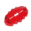 2pcs Car Disc Brake Caliper Cover Modification Brake Caliper Cover (Red L)