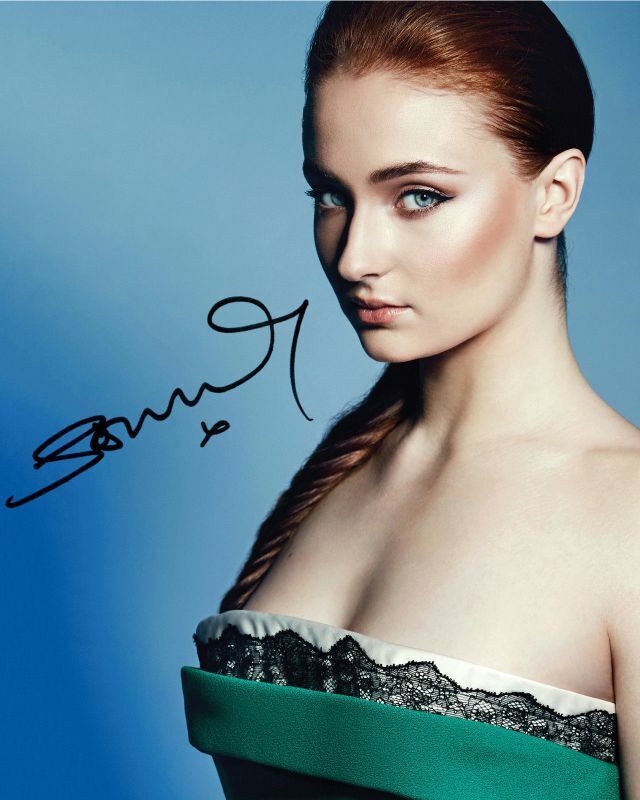 Sophie Turner Autograph Signed Photo Poster painting Print