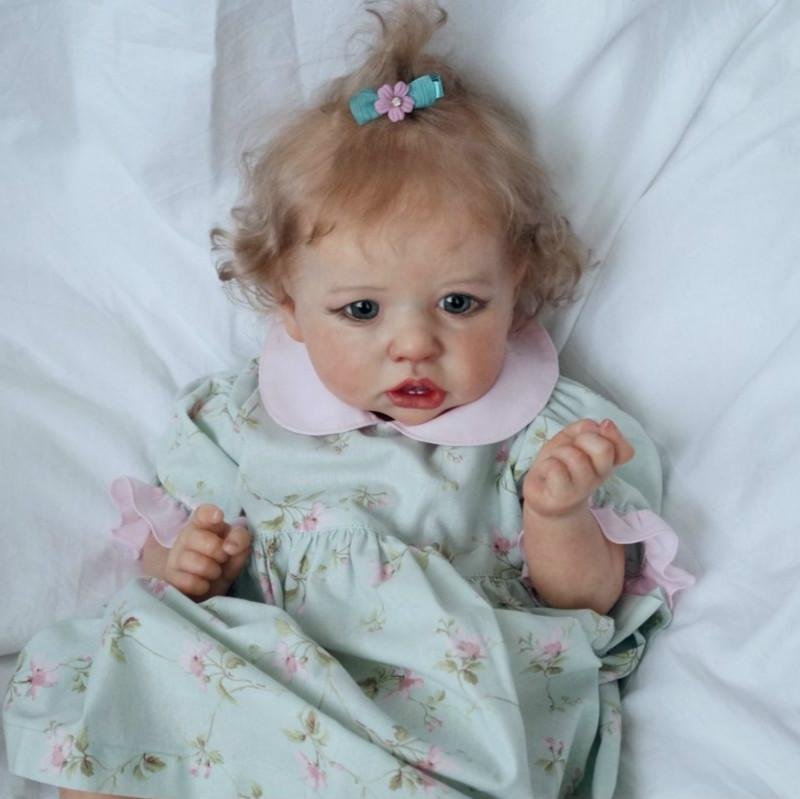 Truly Real Lifelike 12'' Unique Realistic Soft Silicone Reborn Mini Toddler Baby Doll Girl Presley 2023 -Creativegiftss® - [product_tag] Creativegiftss.com