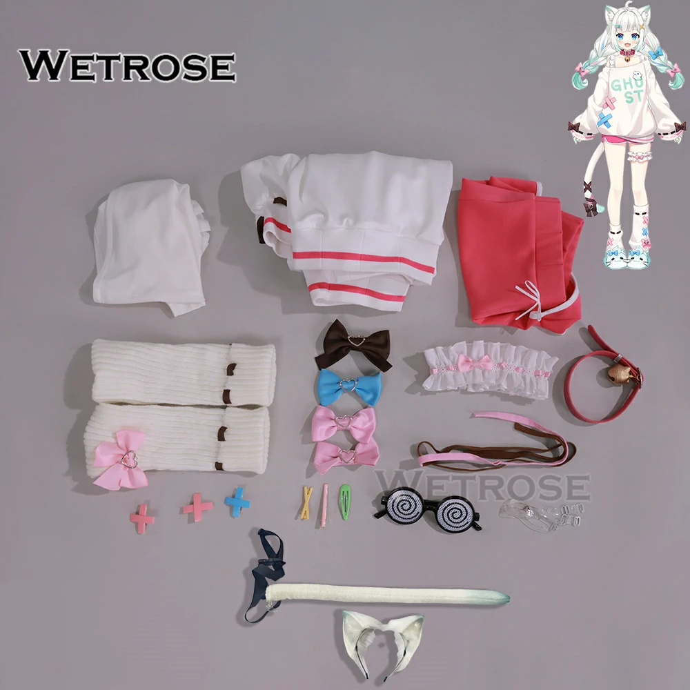 [Wetrose] Pre-Order Virtual YouTuber Vtuber Mint Fantome Mintotaku Cosplay Costume