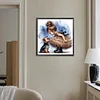 Diamond Painting-DIY Full Round Drill Girl Animal