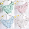 Ice Silk Lotus Leaf Sweet Bowknot Briefs