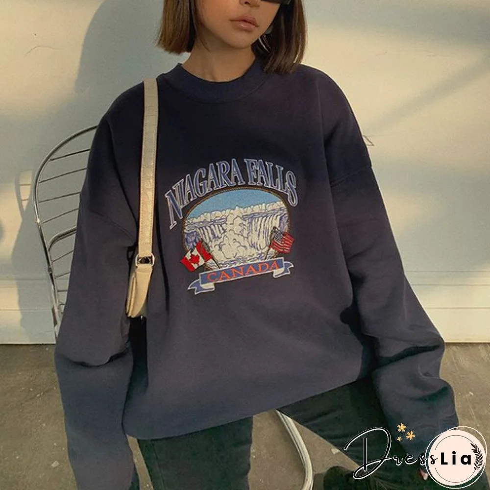 Black Round Neck Pullover Sweater