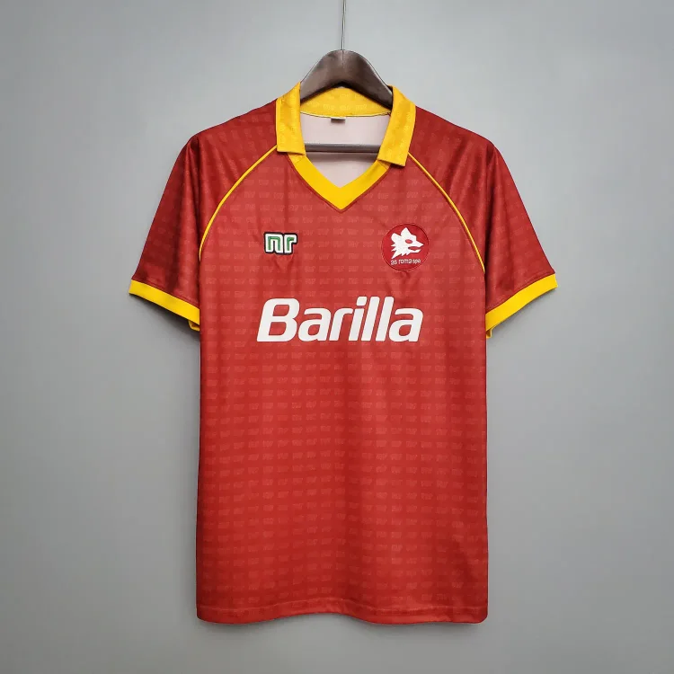 1990/91 Roma home retro jersey