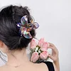 6PCS Flashing Colors Flower Shape Hair Claw