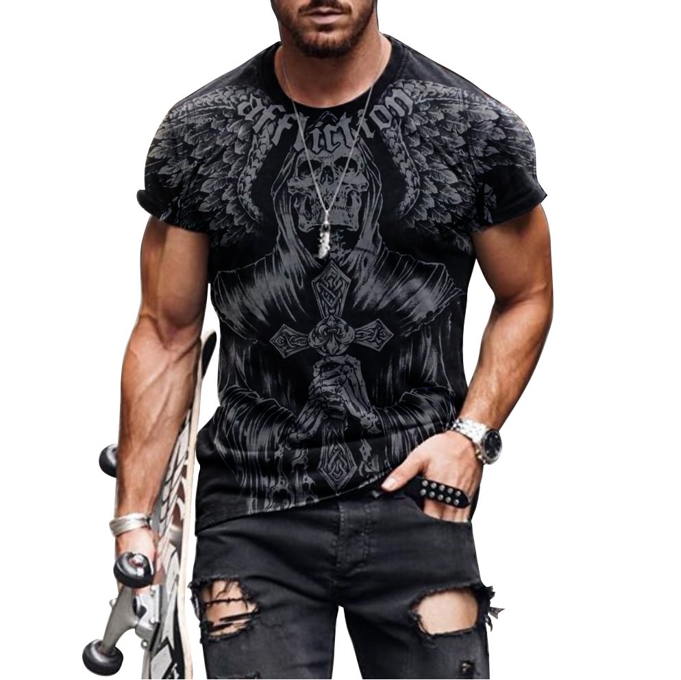 Suffering short sleeve T-shirt / [viawink] /