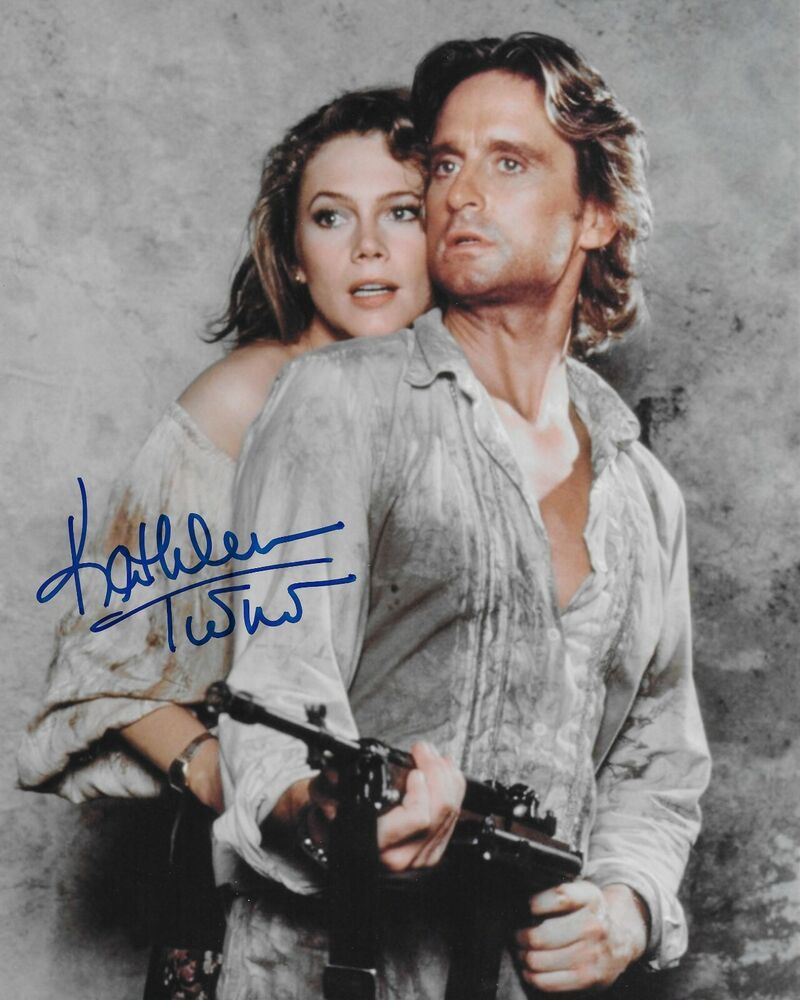 Kathleen Turner Romancing the Stone Original Autographed 8X10 Photo Poster painting #3