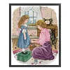 Daughter'S New Dress-14CT Stamped Cross Stitch 28*33cm/11.02*12.99in tapestrymarket