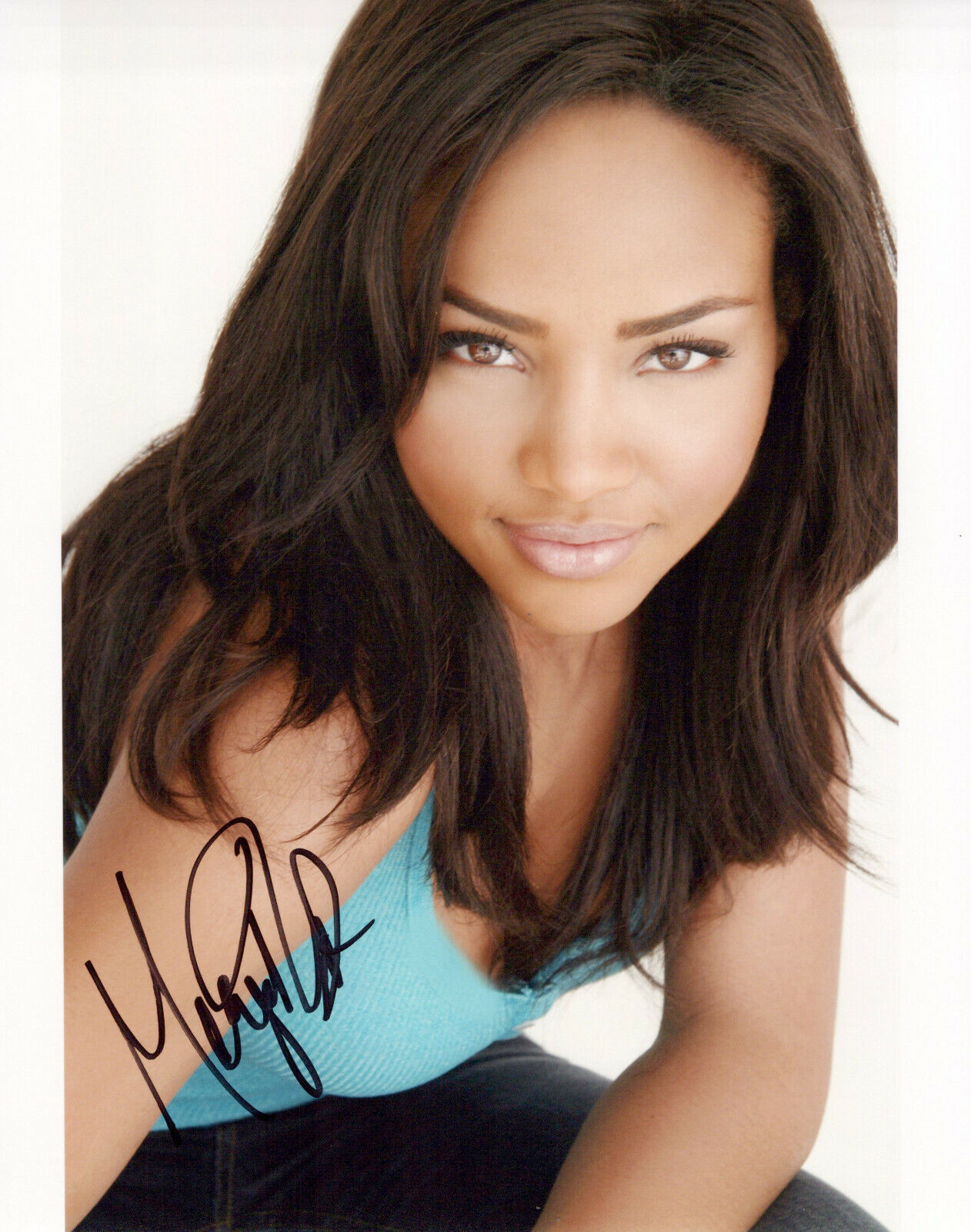 Meagan Tandy glamour shot autographed Photo Poster painting signed 8x10 #6