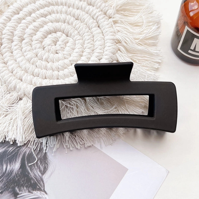 Women’s IG Style Solid Color Plastic Hair Claws