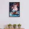 Flower Tea Cup-Paint by Numbers Acrylic Painting 30*40CM