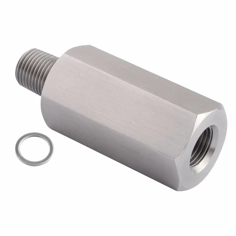 Garlaven Oil Pressure Sensor Tee 1/8''NPT to Adapter Fitting Turbo Supply Feed Line Gauge