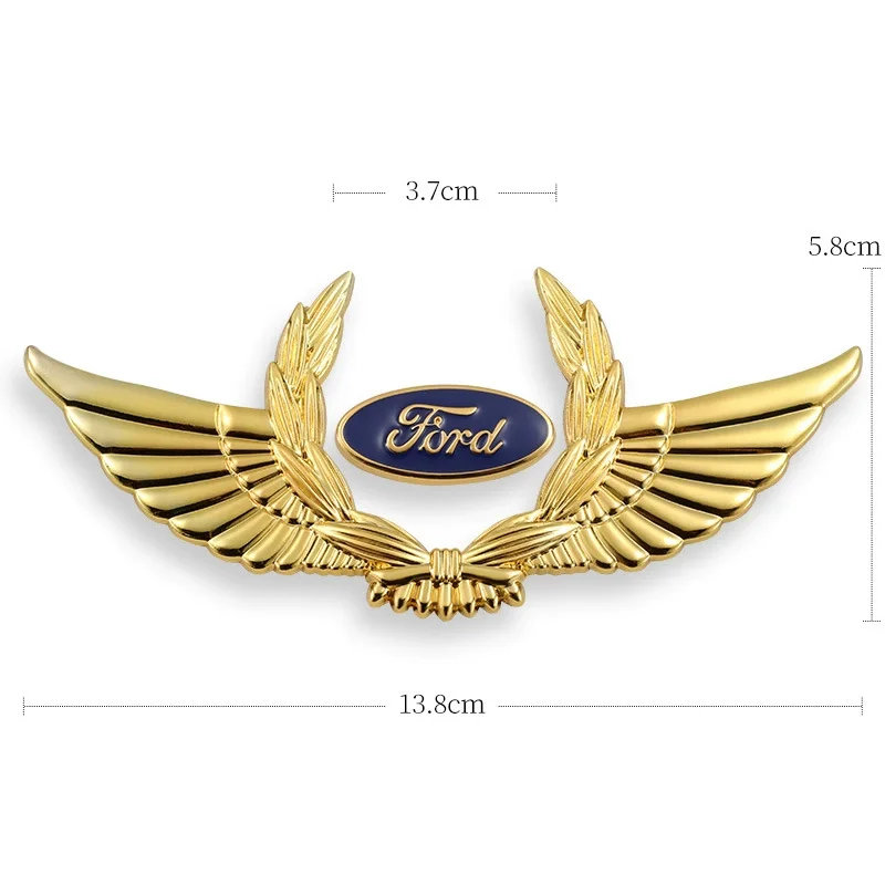 3D car metal badge decorative side label (customized car logo)