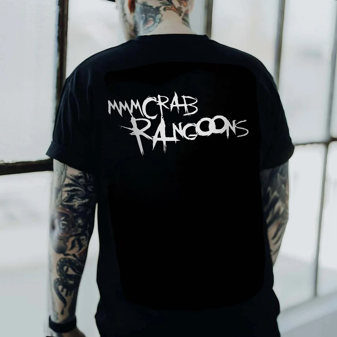 Mmm Crab Rangoons Printed Men's T-shirt -  