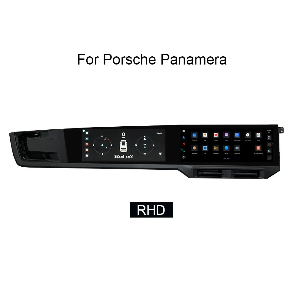 12.3inch Double Interactive Screen Android 13 for Porsche Panamera 2018-2023 year Car Radio Car Multimedia Stereo DSP Navigation