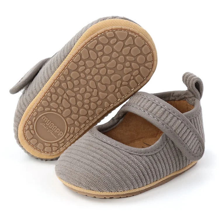 Baby Corduroy Velcro Shoes