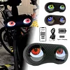 DIY Devil Eye Licht LED Motorrad Fahrrad R&uuml;cklicht USB Aufladbar Wasserdicht