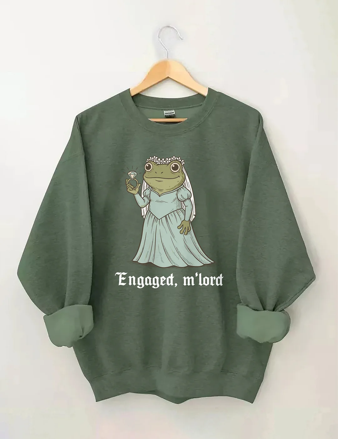 Funny Frog Engagement Sweatshirt