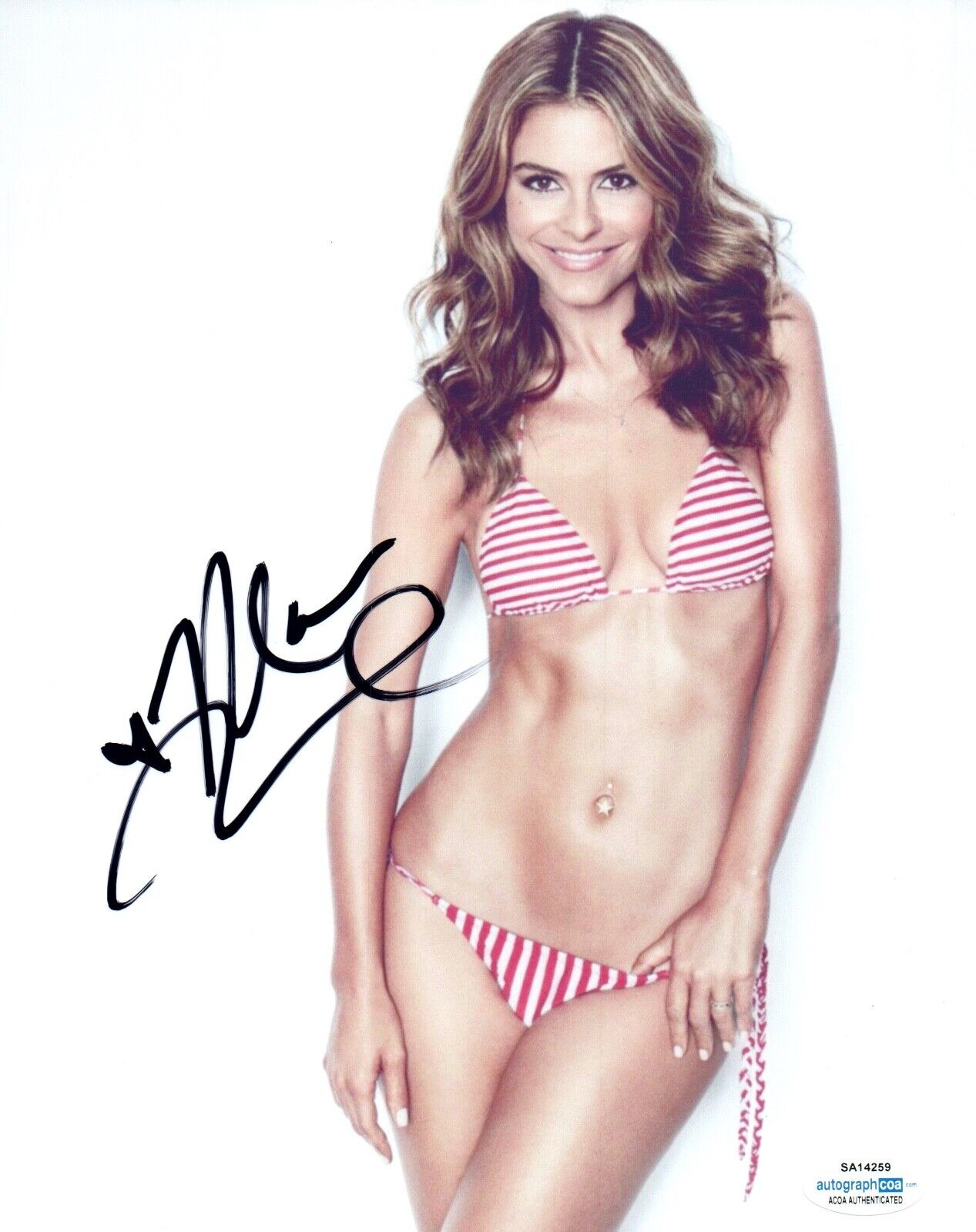 Maria Menounos Signed Autographed 8x10 Photo Poster painting ACOA COA