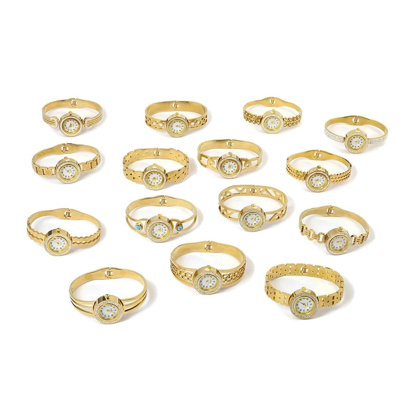 Elegant Solid Color Quartz Women’s Watches