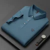 2023 New Men's High Quality Lapel Polo Shirt