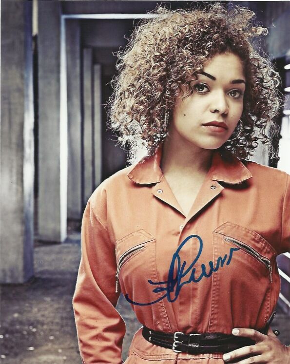 Antonia Thomas Misfits Autographed Signed 8x10 Photo Poster painting COA 3