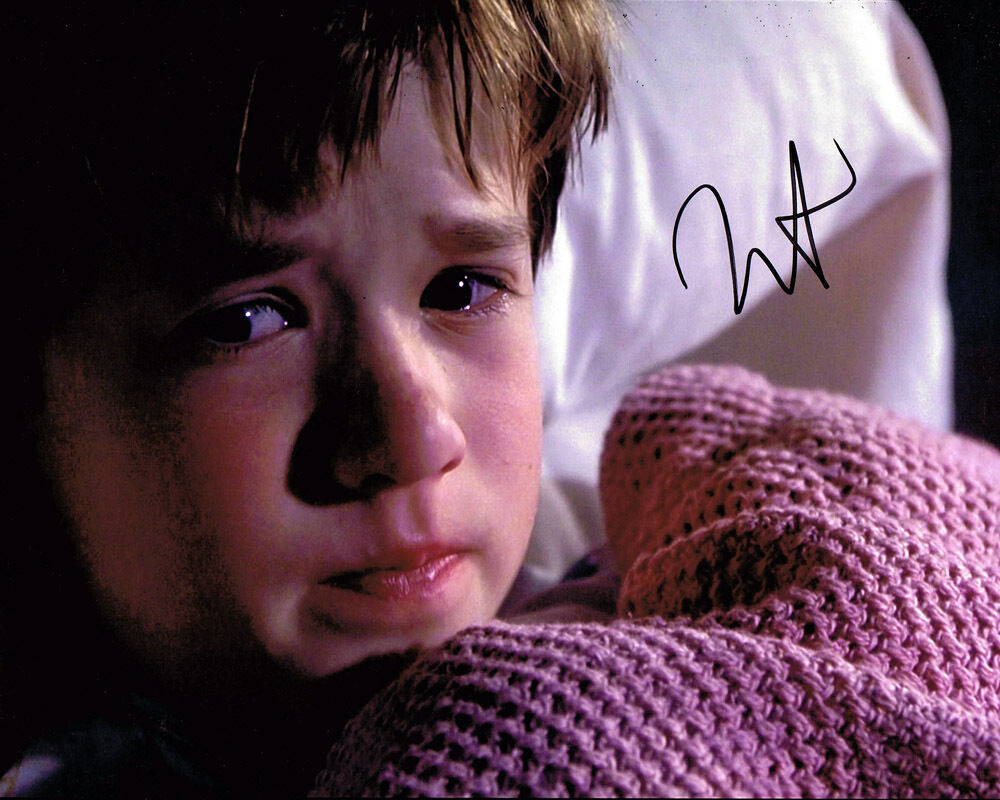 Haley Joel Osment HAND SIGNED The Sixth Sense Movie 10x8 Photo Poster painting AFTAL