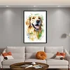 (Stamped/Counted) Golden Retriever-11CT Cross Stitch 40*60cm(Big Size)