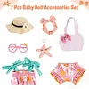 17"-22" Reborn Baby Doll Pink Handbag 7 Pcs Set Clothing Accessories - RBBI-Myrebornbabydoll&reg; Myrebornbabydoll&reg;
