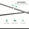 Tige d'Etendoir &agrave; Linge T&eacute;lescopique Multifonctionnel