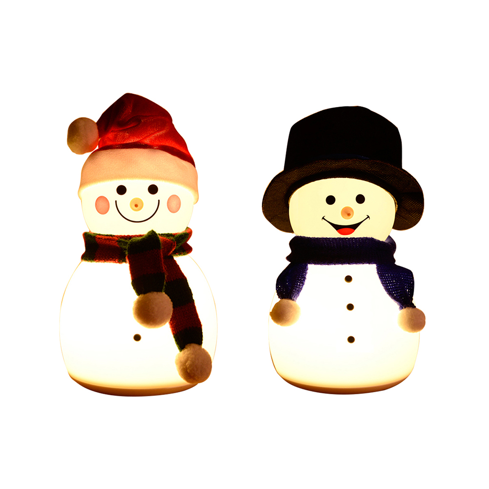 

LED Pat Children USB Night Light Cute Cartoon Snowman Bedside Decor Lamp, Girl, 501 Original