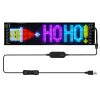 Ultra-thin Flexible USB Car LED Advertising Screen Bluetooth Full-color Electronic Soft Screen Display