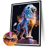 Diamond Painting -DIY Round Drill Starry Lion