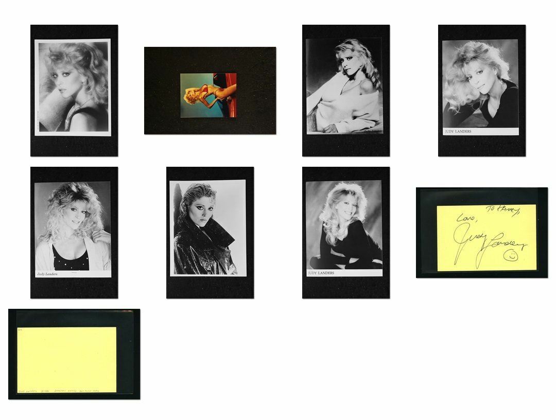 Judy Landers - Signed Autograph and Headshot Photo Poster painting set - Vega$