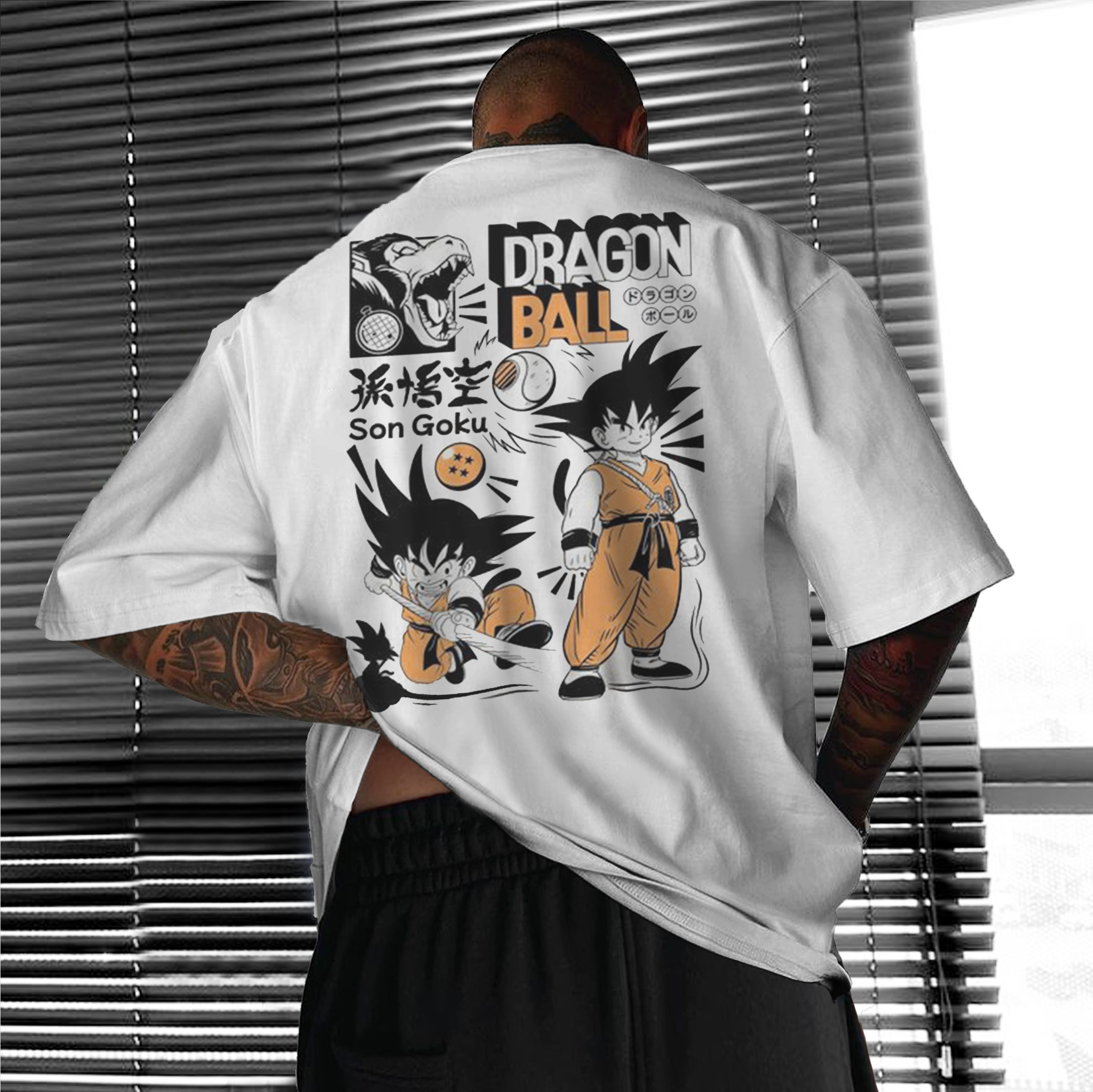 Unisex DBZ Goku Kids Anim Printed T-shirt