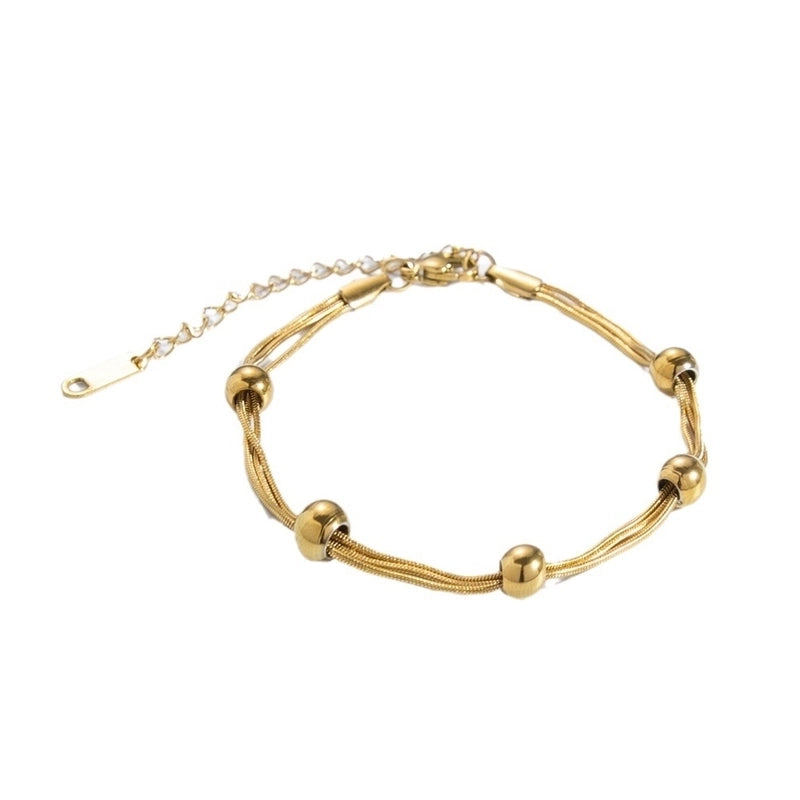 Elegant Lady Streetwear Geometric 304 Stainless Steel Stainless Steel Bracelets In Bulk